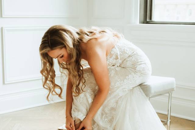 Bride Getting Ready