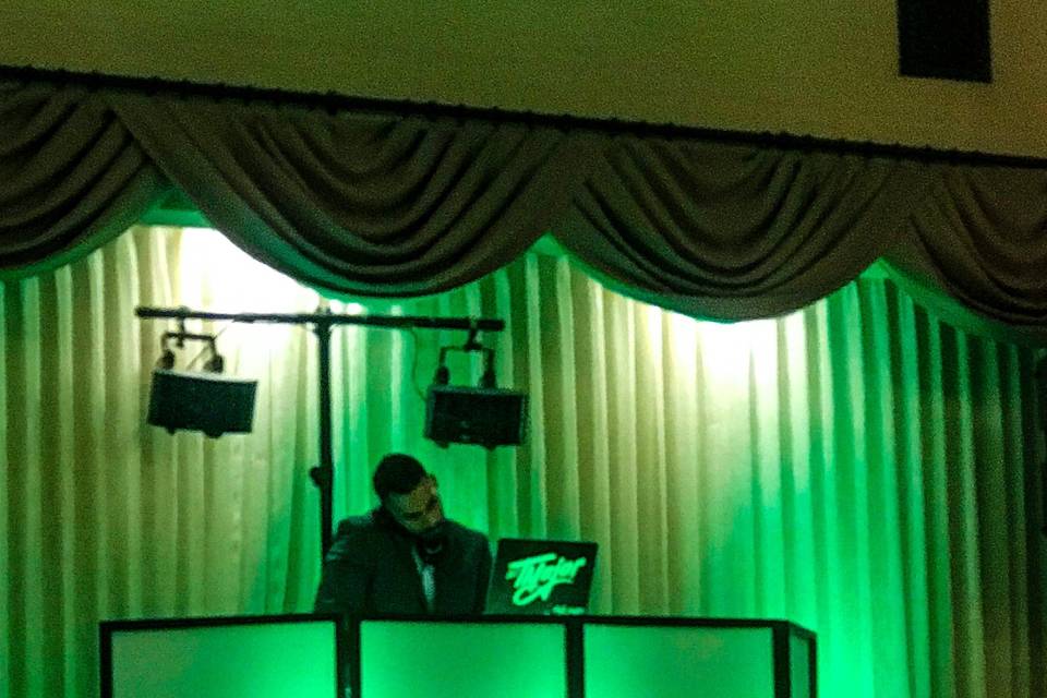 DJ TMajor hard at work!