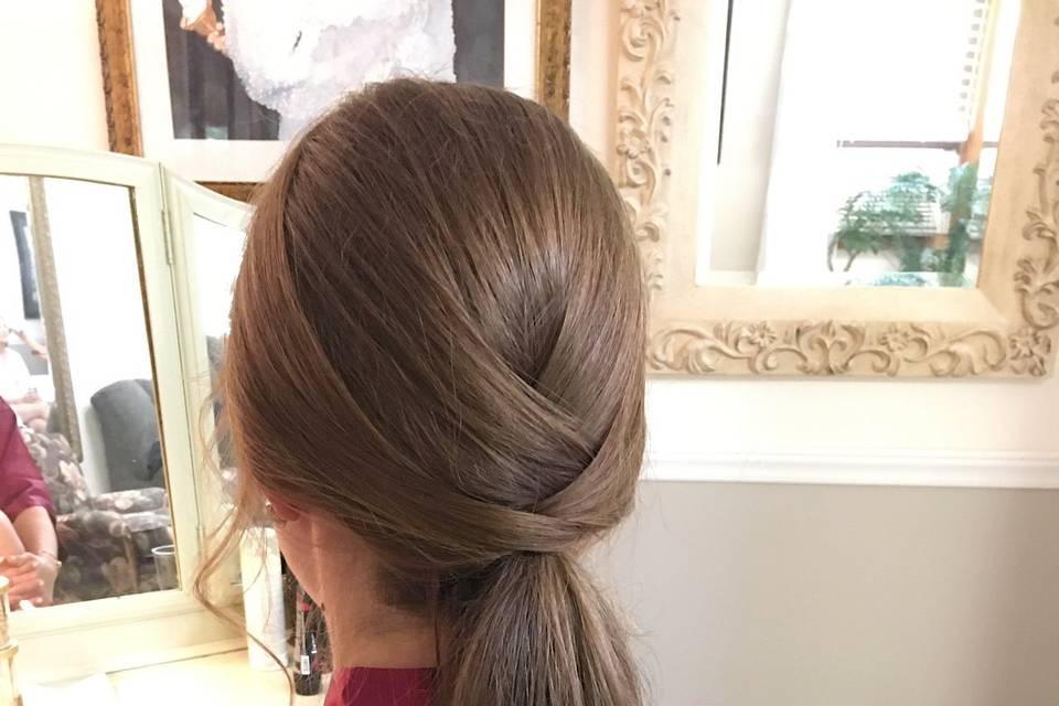 Simple ponytail