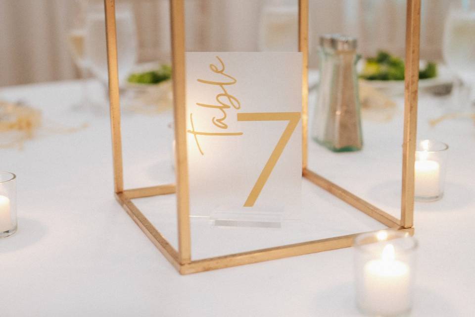 Table Numbers