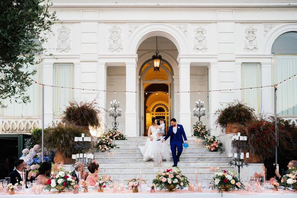 Wedding in an italian villa