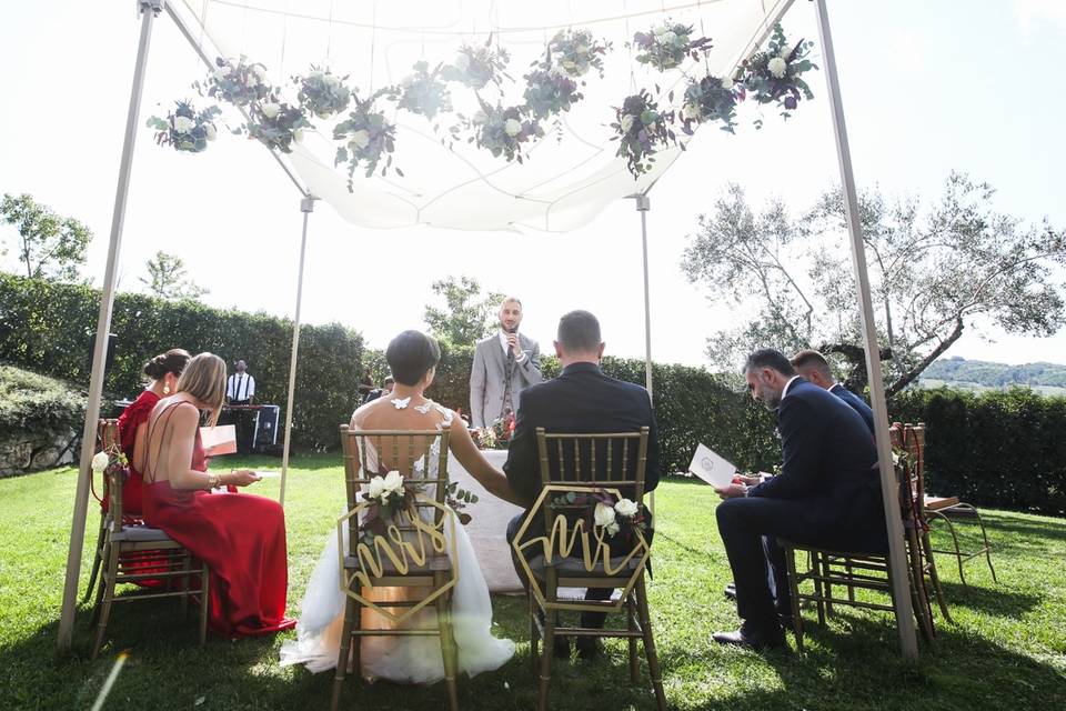 Fall symbolic ceremony