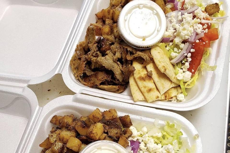 Greek platters