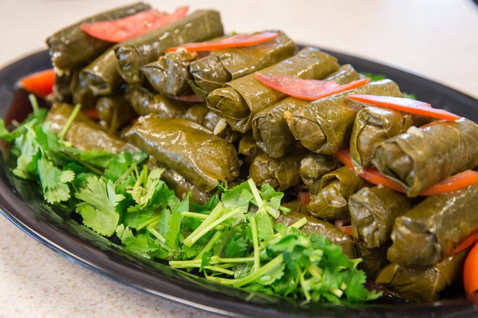 Stuffed grape leaves