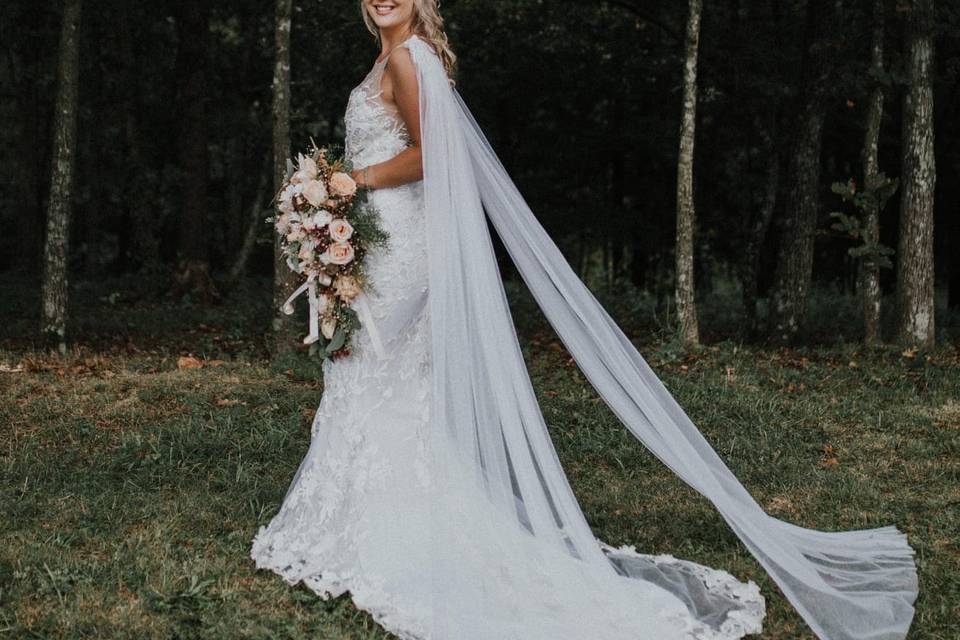Erin's wedding dress