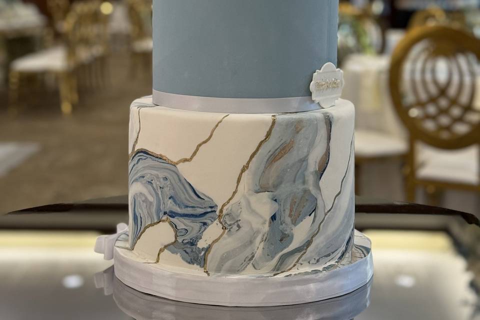 Marble wedding,Dusty blue