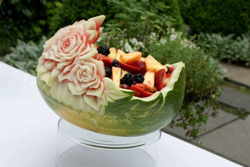 wedding watermelon fruit basket