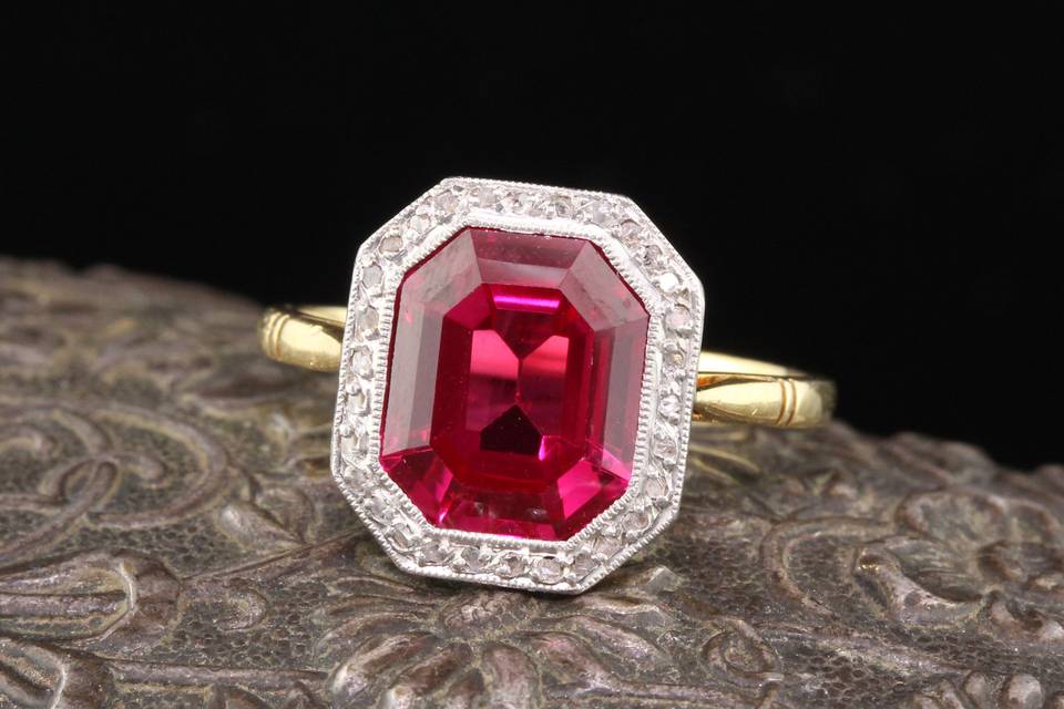 Victorian French Diamond Ring