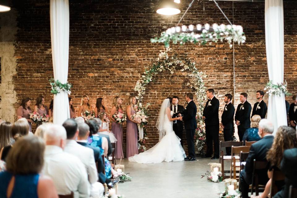 Warehouse wedding