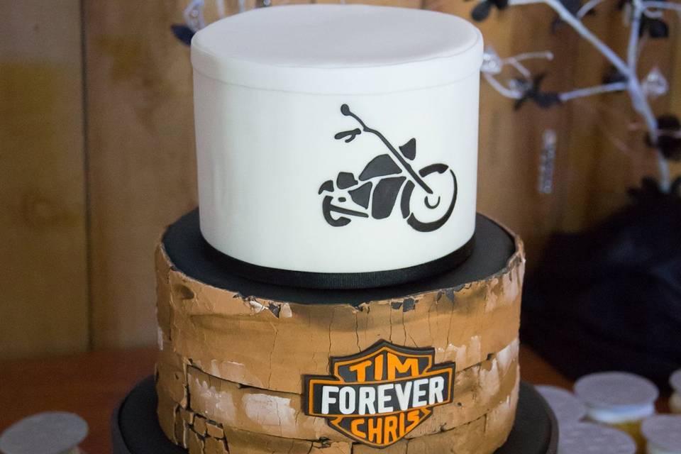 Harley Davidson inspired cake