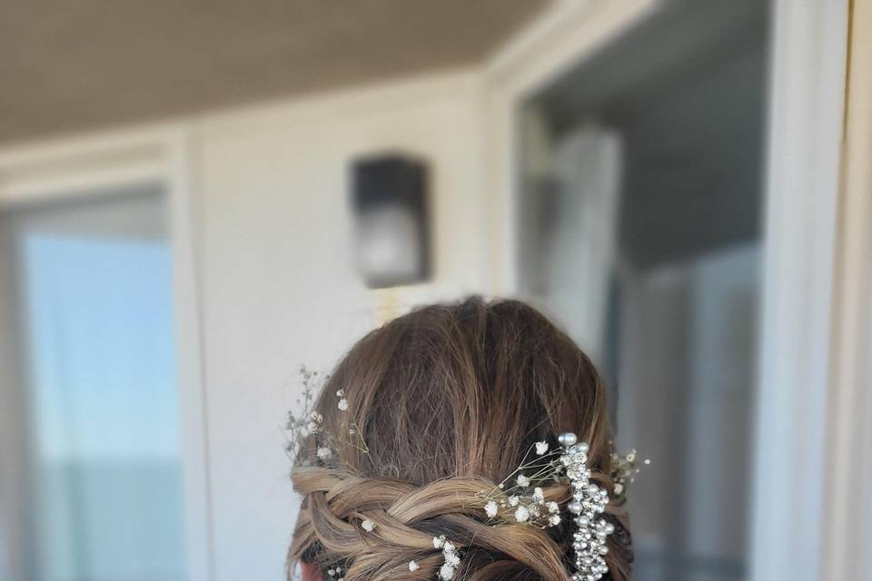 Updo back view