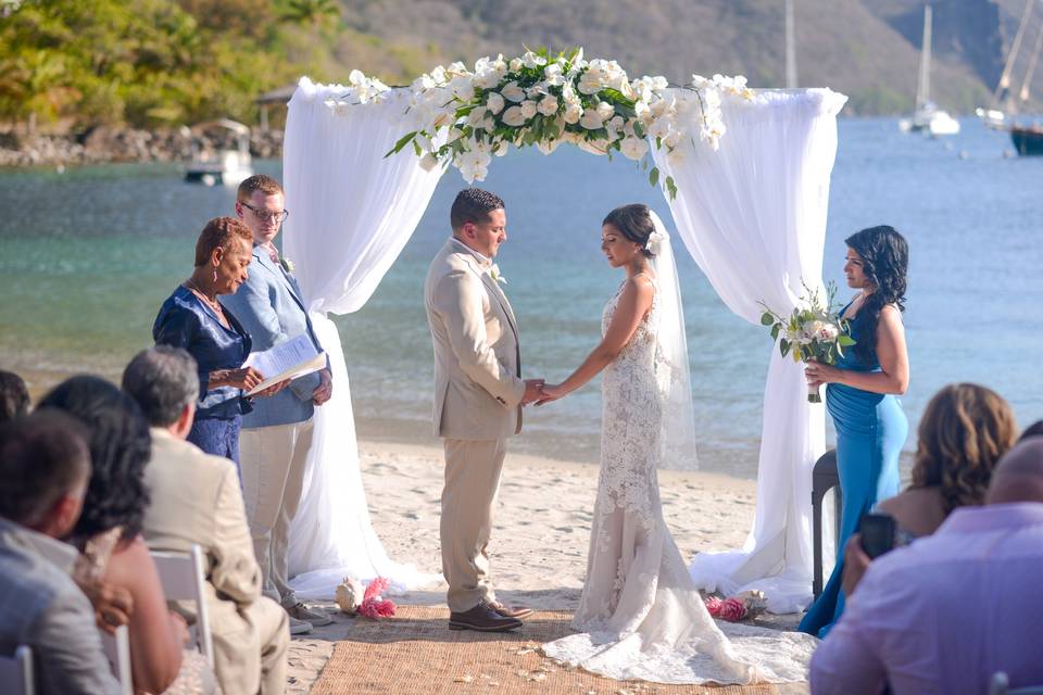 Beach Wedding - Sugar Beach