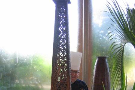 If you can't go to Paris, let Paris come to you via a chocolate Effle Tower!  This was created by the head chef at the Barcelo Maya Palace, Cancun, Mexico.