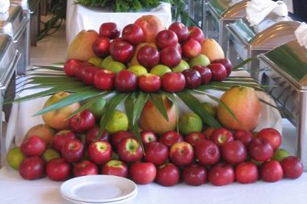 Imagine this buffet, with centerpieces made from veggies for your morning after buffet!  Barcelo, Cancun, Mexico