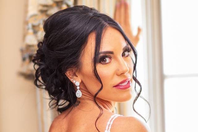 Stunning hair and makeup