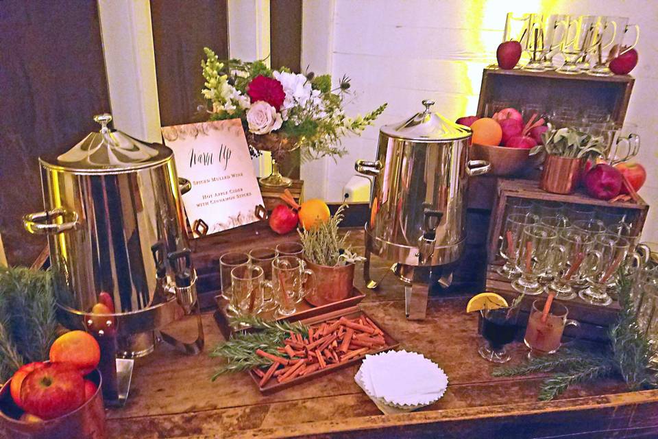 Hot Apple Cide Station