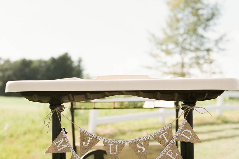 Wedding bunting