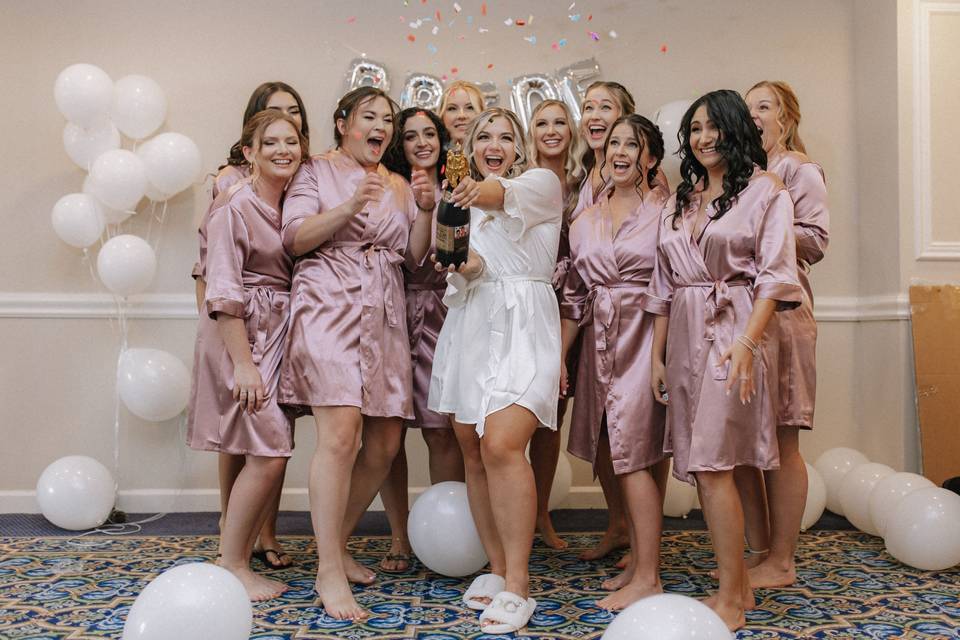 Bridesmaids fun