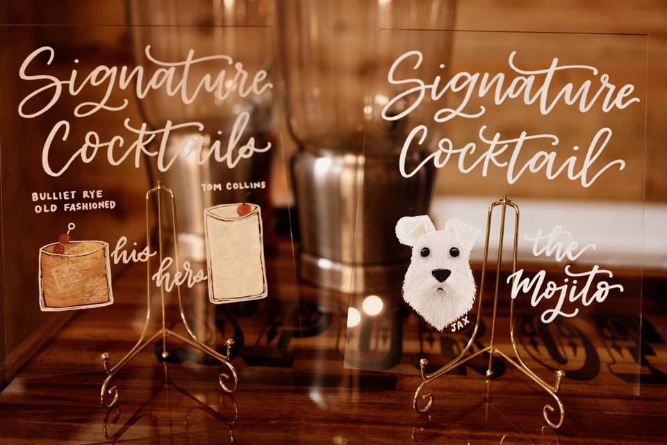 Signature drinks