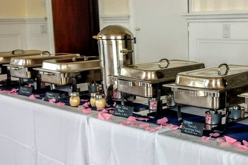 Catering setup