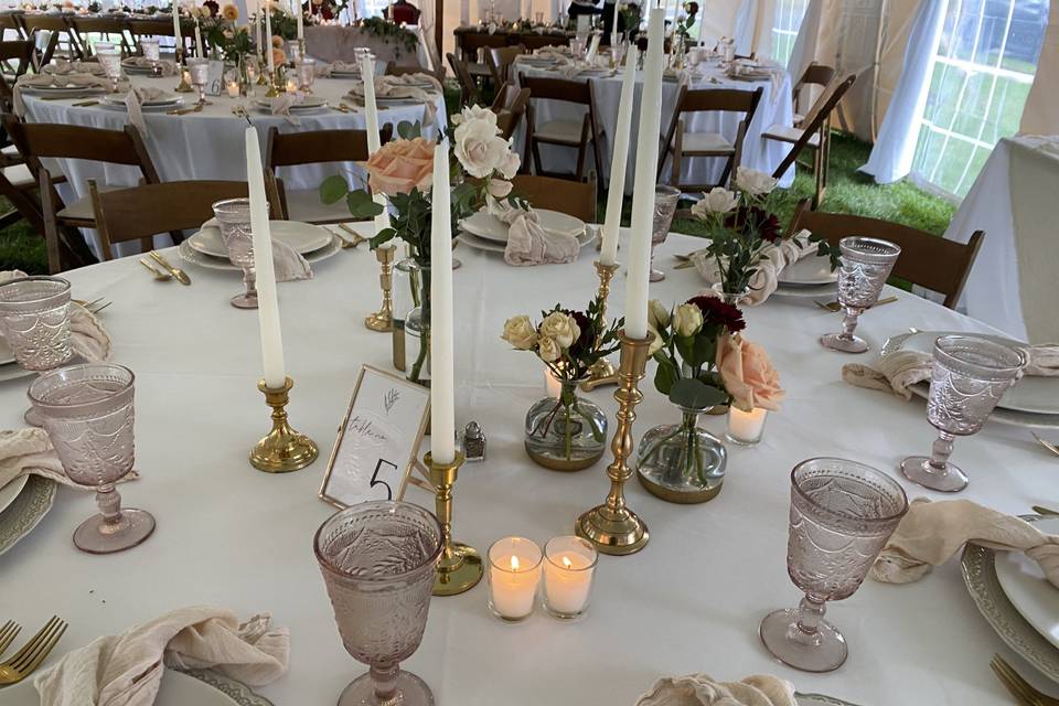 Chic table settings