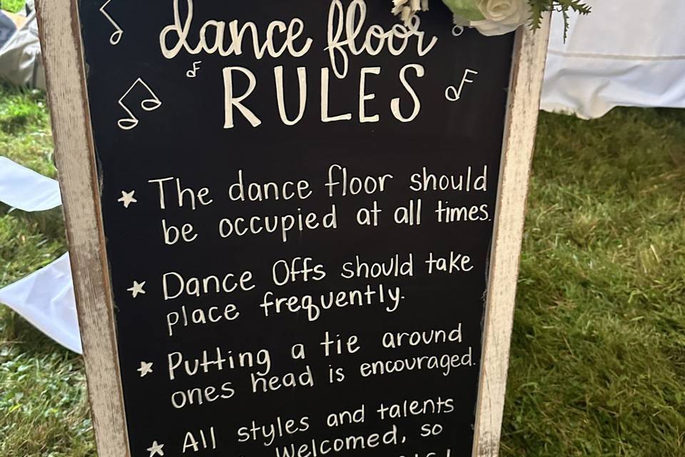 Follow the Dance Rules