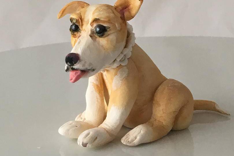 Sugar sculpture of beloved pet