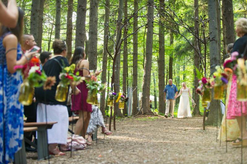 Couple's procession