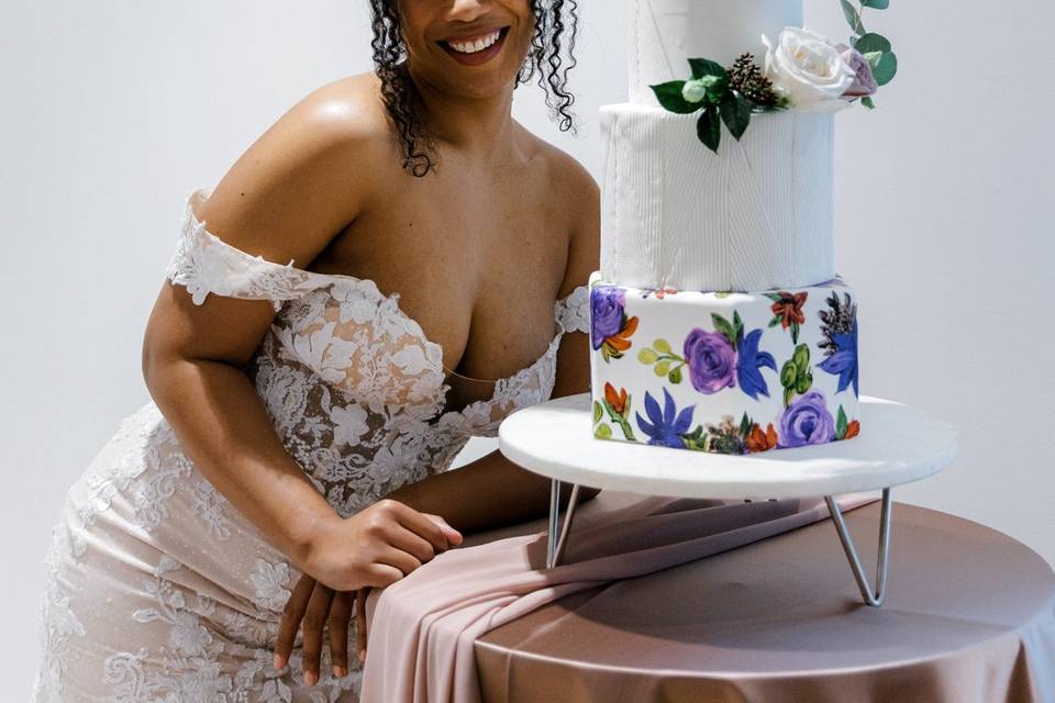 Wedding Day Magazine Cake