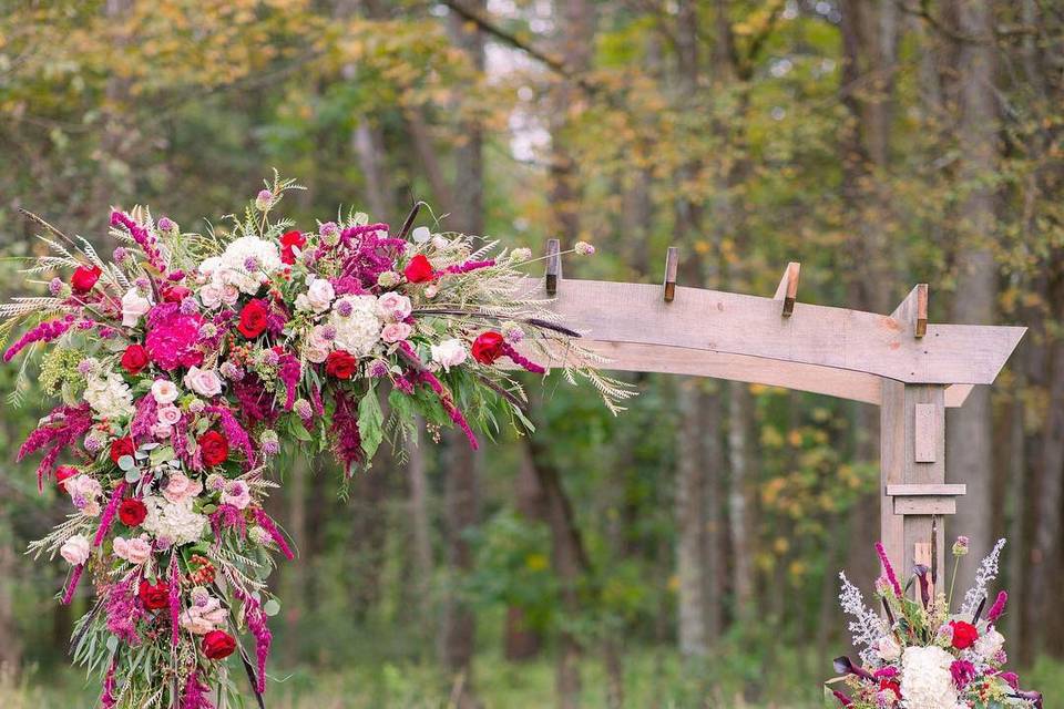 Arbor Decor/ Rustic/ Barn Wed