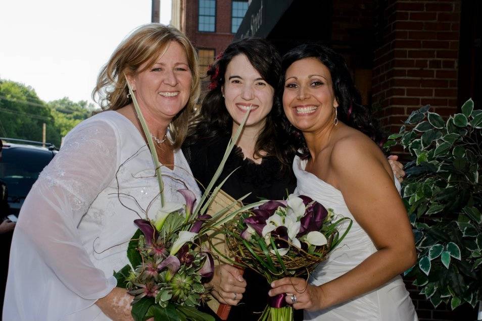 Lovely ladies tie the knot!