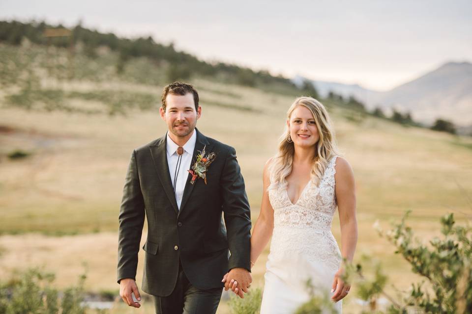 The happy couple - Colorado Wedding Photography