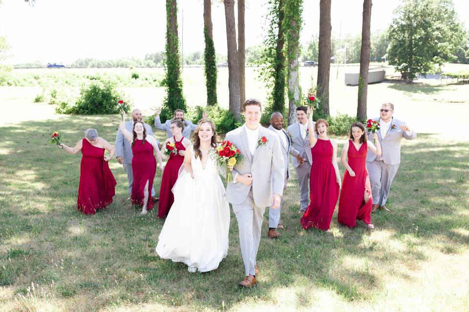 Bridal Party Candid