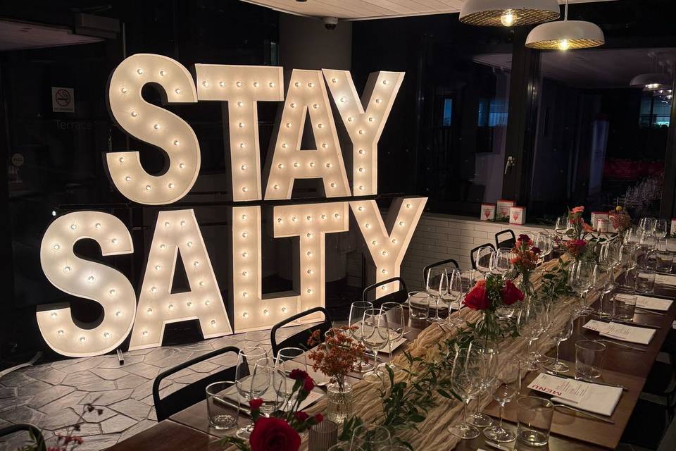 Reception + Signage