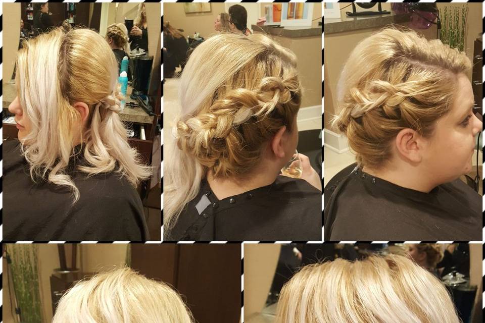 Beautful updos and styling