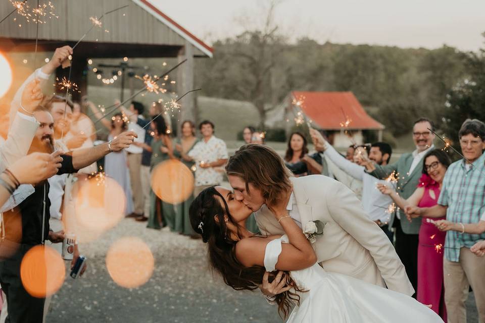 Sparkler Sendoff