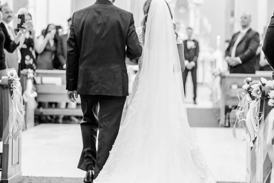 Walking down the aisle