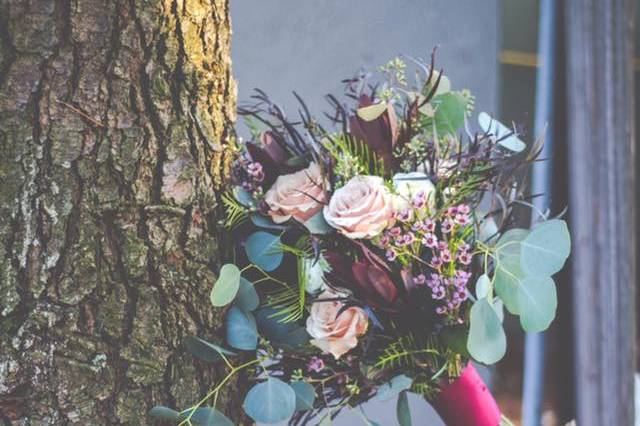 Jewel Toned Wedding Bouquet