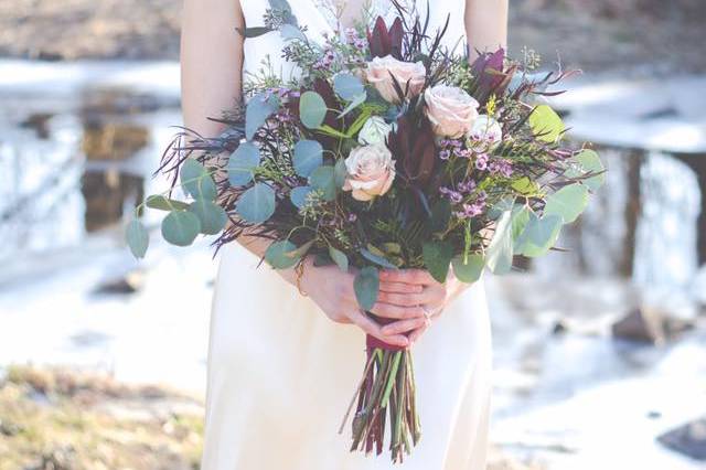 Jewel Toned Wedding Bouquet