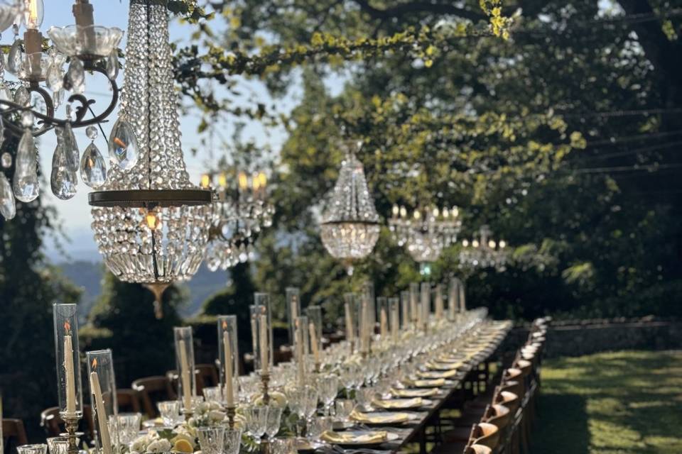 Glicine chandeliers