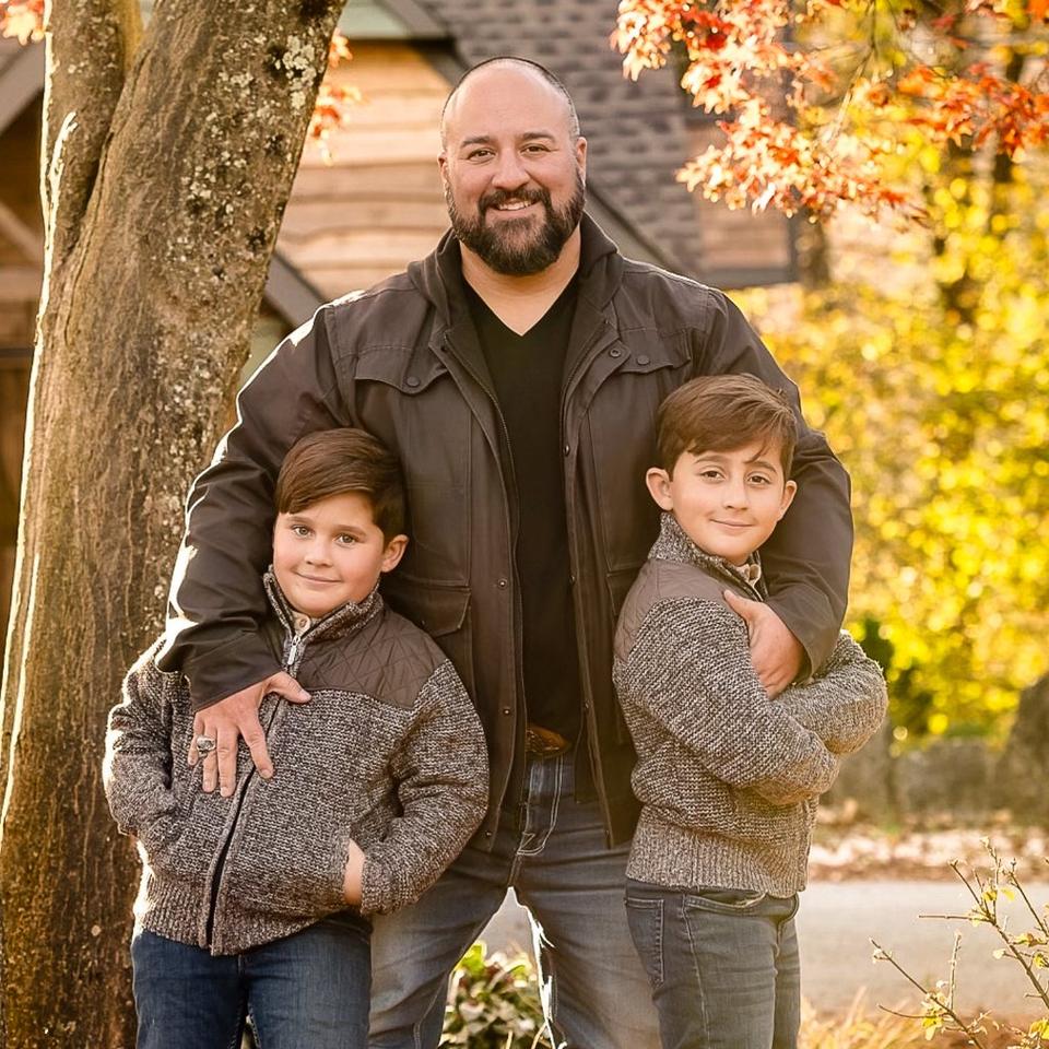 Anthony with Sons Flash & Mason Ziccardi