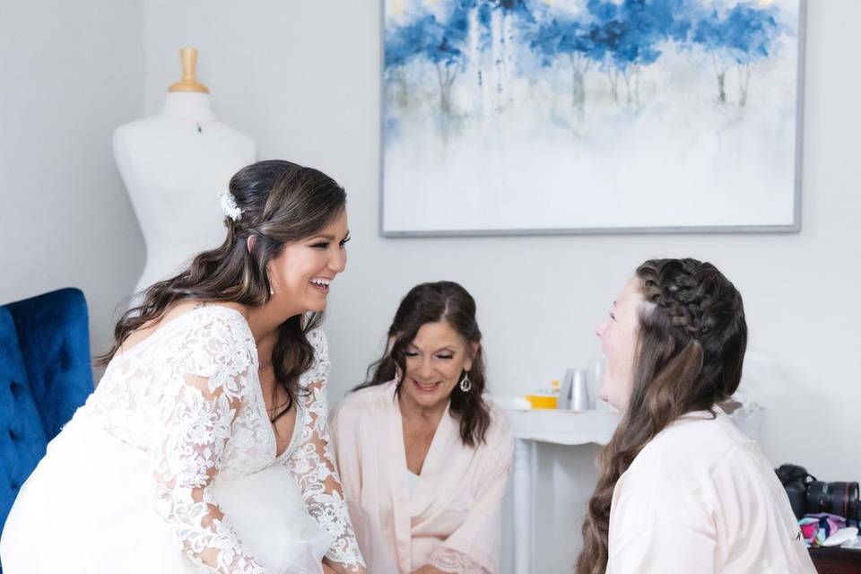 Brides dressing room