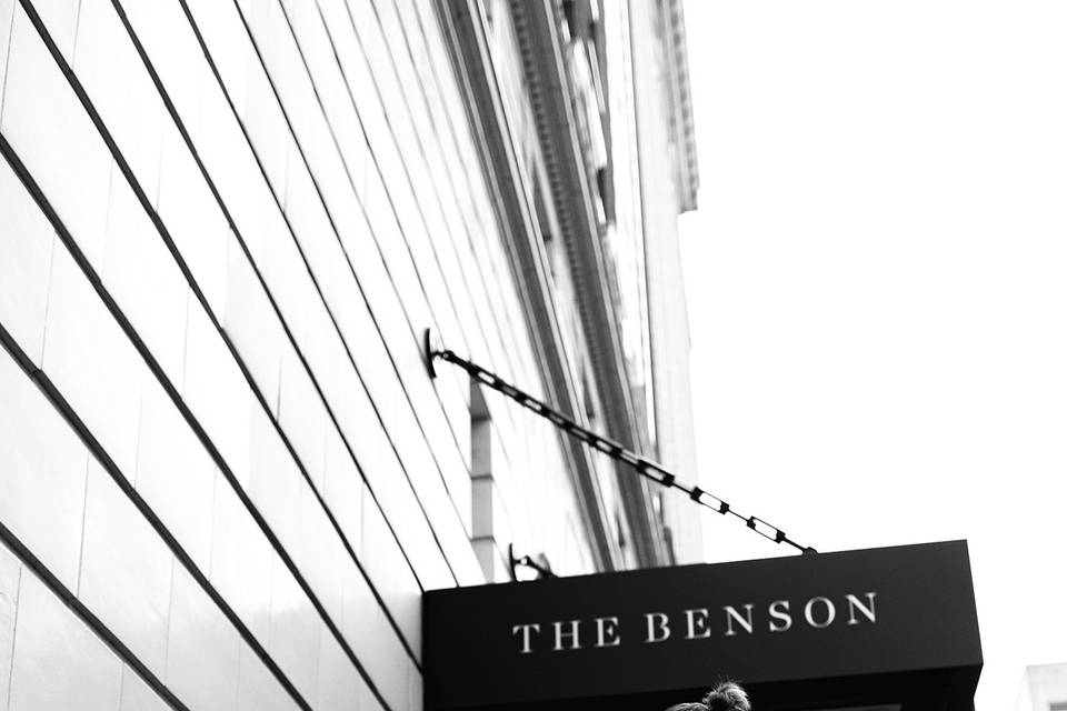 Benson Hotel Winter Wedding