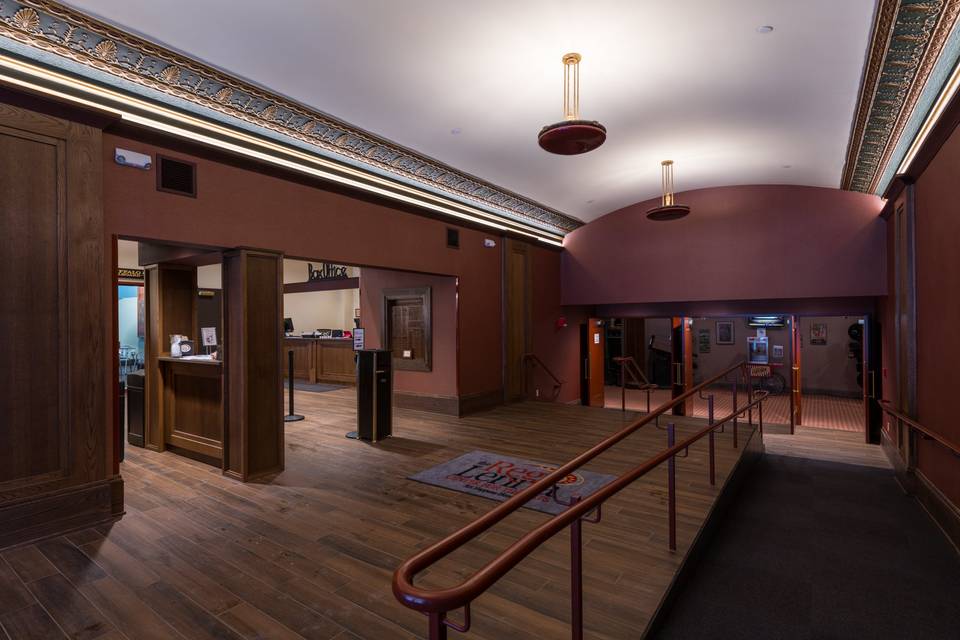 Theater lobby