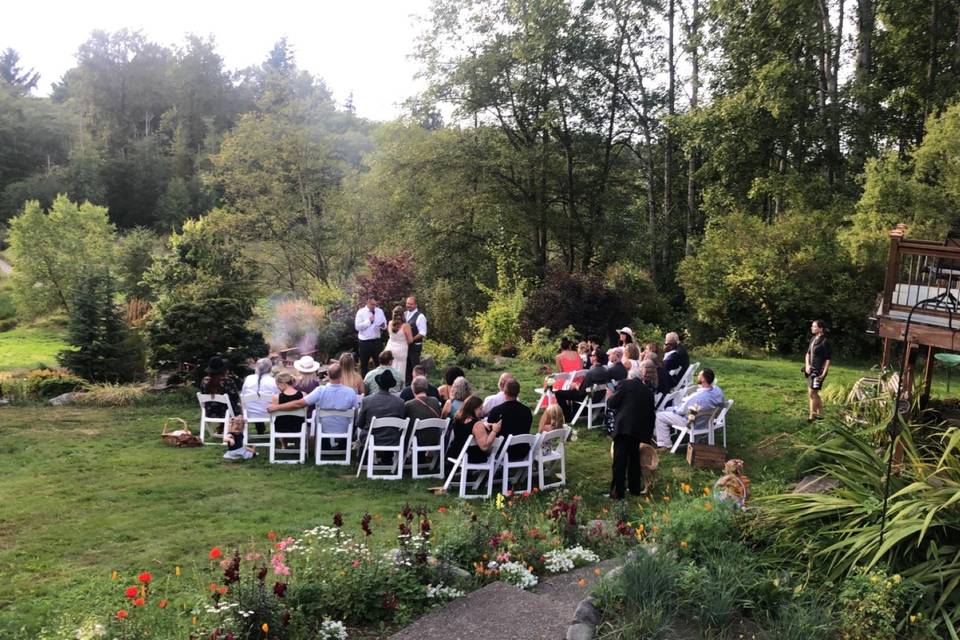 Outdoor ceremony