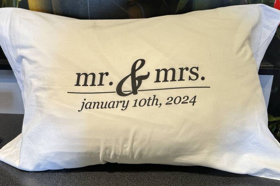 Custom pillow case