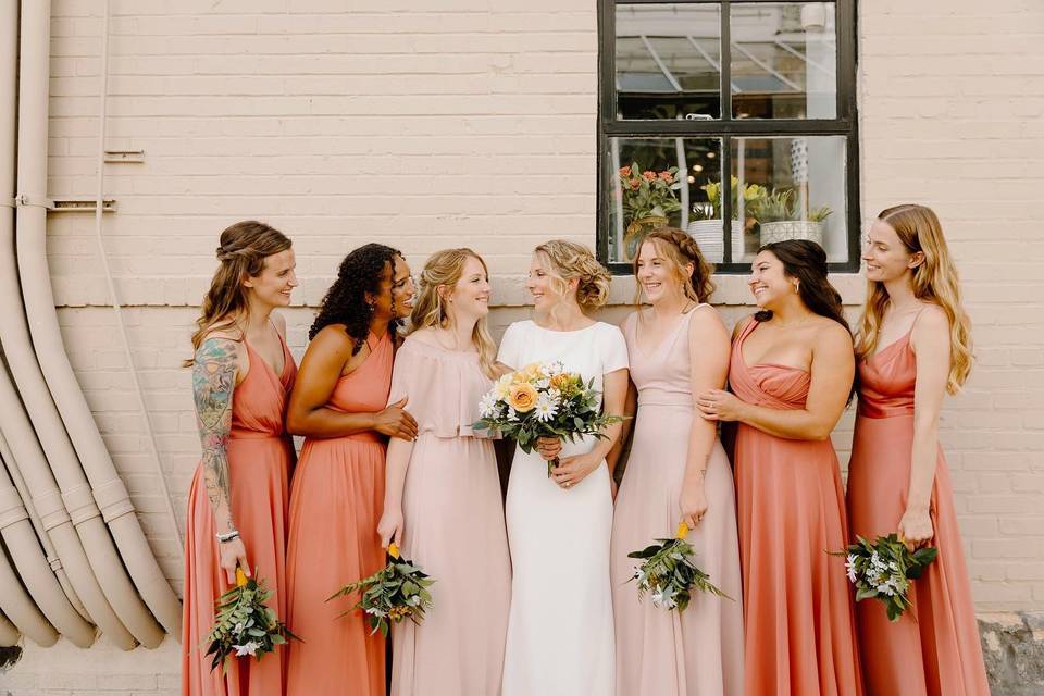 Wedding Party Pinks