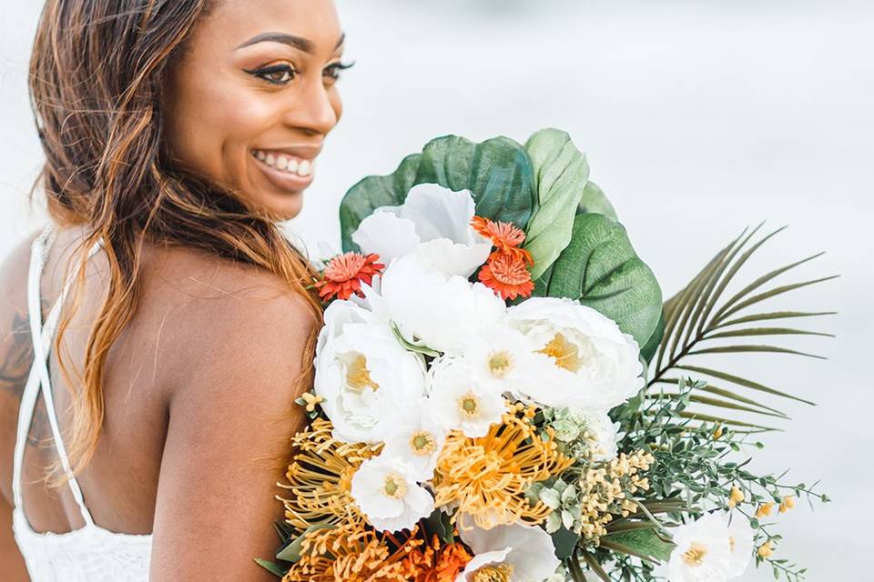 Tropical Beach Bride