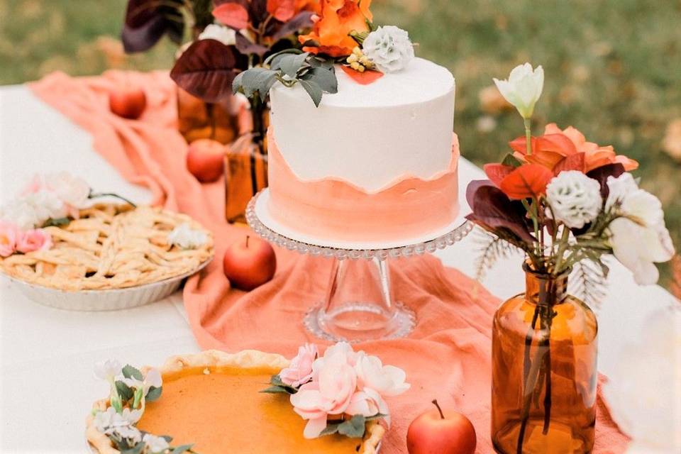 Orange Wedding Elopement