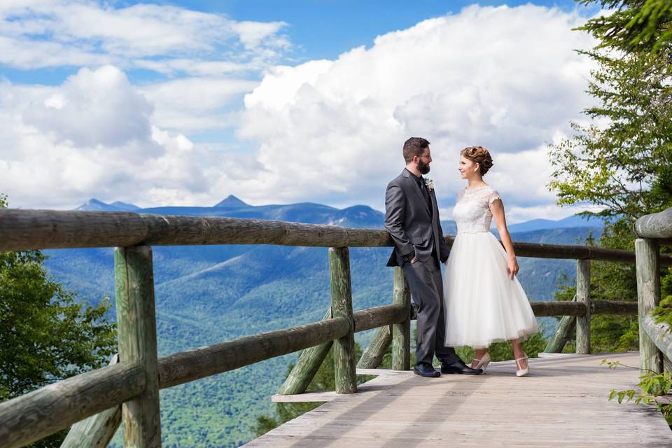 Loon Mountain Resort Outdoor Mountain Wedding New Hampshire